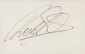 Roger Black white card approx. size 3. 5 x2. 25 inches signed in black biro by British former
