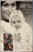 A Cry in The Dark 1988 (Version 1) Original Movie Poster featuring Meryl Streep, Sam Neil, approx.