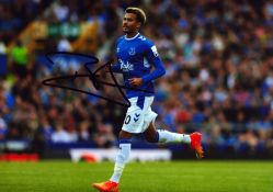 Football Dele Ali signed 12x8 inch colour photo pictured while playing for Everton. Good