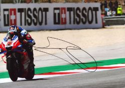 Moto GP Johan Zarco signed 12x8 inch colour photo. Good condition. All autographs are genuine hand