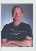 John Cleese signed colour photo 8.25x5.75 Inch. An English comedian and Actor. Good condition. All