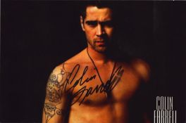 Colin Farrell signed 6x4 inch colour photo. Good condition. All autographs are genuine hand signed