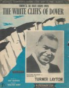 4 x Sheet Music includes There'll Be Blue Birds Over the White Cliffs of Dover, All Alone,