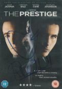 Rebecca Hall and one other signed The Prestige DVD, signed on front. Disc included. good