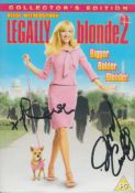 Legally Blonde 2 DVD sleeve signed by cast member Jennifer Coolidge plus one other, Legally Blonde