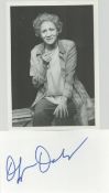 Olympia Dukakis signed autograph card 5x3 Inch black & white photo 5.75x4 Inch. was an American
