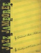 Jazz Jamboree 1954 Souvenir Brochure Held at Gaumont State, Kilburn with 32 pages of content printed