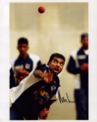 Cricket Muttiah Muralitharan signed 10x8 inch colour photo. Good condition. All autographs are