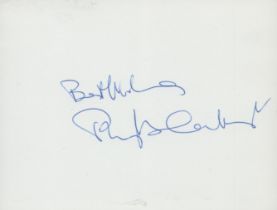 Phyllis Calvert signed autograph card 4.5x3.5 Inch. Was an English film, stage television actress.