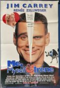 Me Myself & Irene 2000 Original Movie Poster featuring Jim Carrey, Rene Zellweger, approx. size 40 x