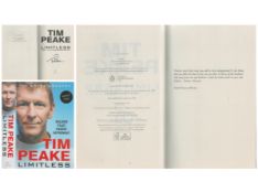 Tim Peake signed Binding: Hardcover book Title Limitless the Autobiography First Edition First