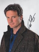 Colin Firth signed 8x6inch colour photo. Good condition. All autographs are genuine hand signed