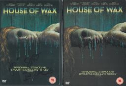 Joel Silver and another producer signed House of Wax DVD. With slipcase and disc inside. good