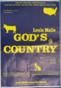 Louis Malle Colour Poster - God's Country Colour Poster - God's Country - German language version (