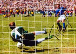 Football Claudio Taffarel signed 12x8 inch colour photo pictured in action for Brazil during the