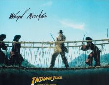 Mellan Mitchell signed Indiana Jones 10x8 inch colour photo. Good condition. All autographs are