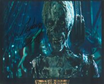 Mackenzie Crook signed Pirates of Caribbean 10x8 inch colour photo. Good condition. All autographs