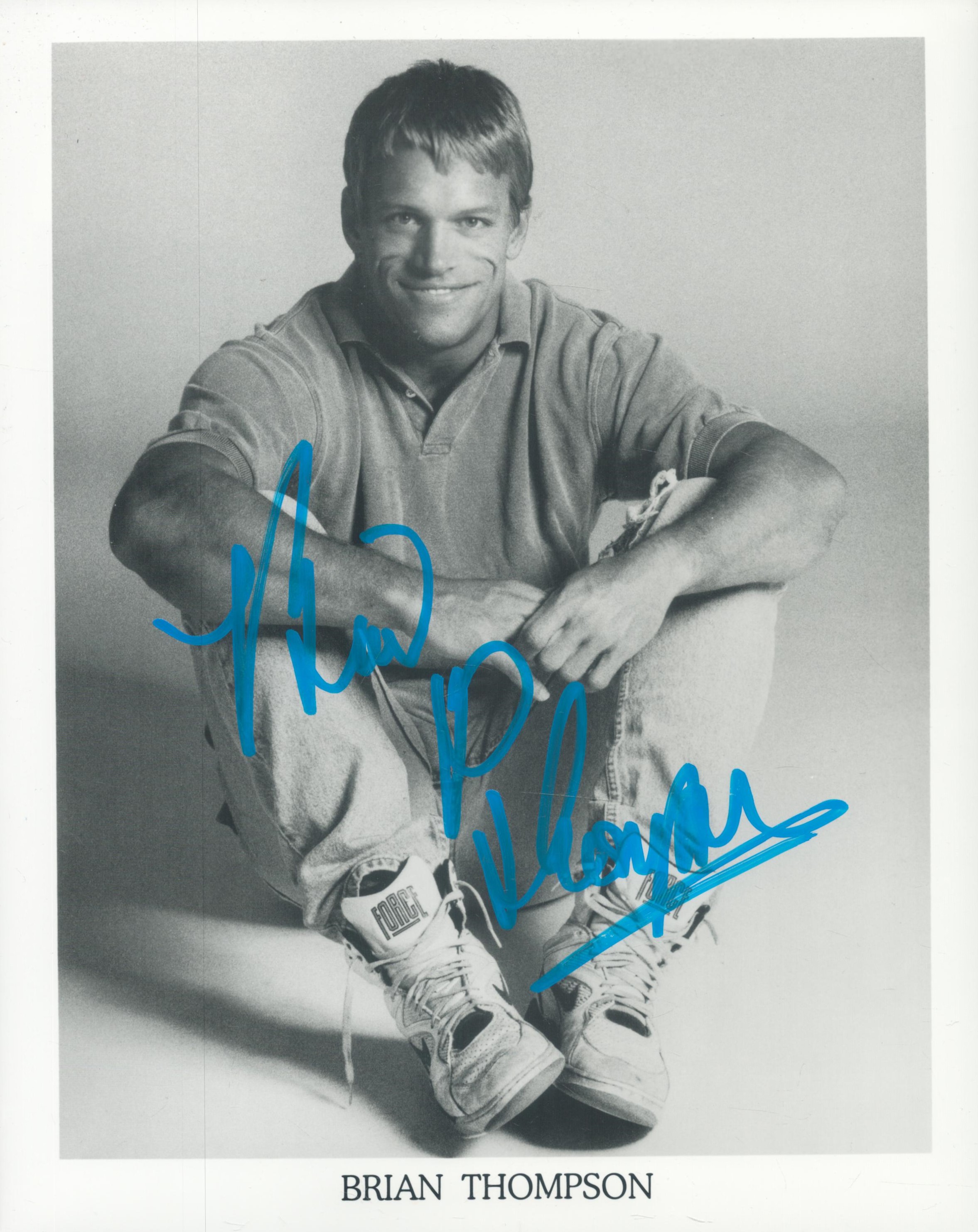 Brian Thompson signed 10x8 inch black and white promo photo. Good condition. All autographs are