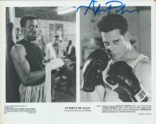 Adrian Pasdar signed Streets of Gold 10x8 inch black and white promo photo. Good condition. All