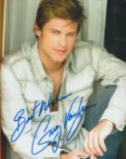 Greg Vaughan signed 10x8 inch colour photo. Good condition. All autographs are genuine hand signed