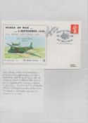 WW2. Brigadier General Tadeusz Andersz Signed Wings of War 3rd September 1939 FDC. British stamp