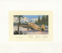 WWII 12x10 inch colour limited edition print titled 516/650 signed in pencil by Nicolas Trudigan and