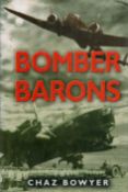 WWII Bomber Barons multi signed hardback book by the author Chaz Bowyer includes 15 bomber command