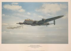 WWII 28x20 inch approx unsigned colour print titled Grand Slam Guardian by the artist Maurice