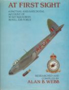 WWII multi signed At First Sight a Factual and anecdotal account of No 627 Squadron Royal Air