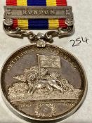 British North Borneo Companys Medal 1899 1900 unnamed with Runduh clasp. Good to fine Condition.