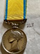 Baltic Medal unnamed as issued 1854 1855 Crimea. Extremely Fine. Good condition. All autographs
