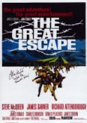 John Leyton signed 12x8 inch The Great Escape colour promo photo inscribed John Leyton Willie the
