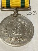 British North Borneo Companys Medal 1899 1900 Unnamed original silver medal. With Tambunan clasp.