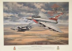 Aviation Art Print SEEK AND DESTROY RAF No.41 (R) Sqn Centenary by Ronald Wong 27.5x20 inch colour