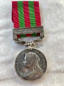 India General Service Medal 1895 1902. Named to 3701 Pte J Tipper, 1st Battalion Fastlane