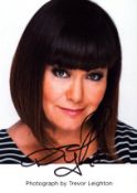 Dawn French signed 6x4 inch colour photo. Good condition. All autographs are genuine hand signed and