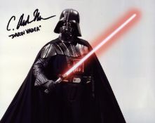 Andrew Nelson signed Star Wars 'Darth Vader' 10x8 inch colour photo. Good condition. All