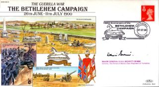 Major General E.H.A Beckett signed FDC The Guerilla War the Bethlehem Campaign 26th June- 11th
