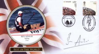 Ben Ainslie Signed Sailing Best in The World First Day Cover. Good condition. All autographs are