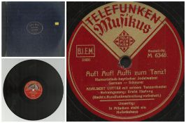 LP Album Collection "His master's Voice "Two Vinyl Records Senz Nisciuno Beniamino De Curtis &