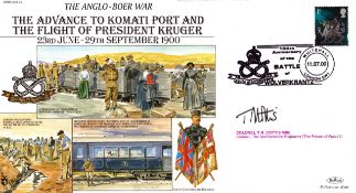 Colonel T R Cottis signed FDC The Anglo - Boer War the Advance to Komati Port and The Flight of