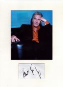 Martin Fry 16x12 overall mounted signature piece includes signed album page and colour photo. Good