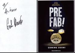 Colin Hanton signed Prefab Quarry Men flyer. Good condition. All autographs are genuine hand
