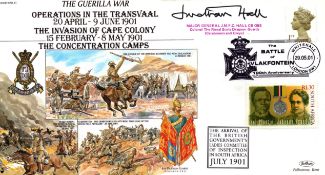 Major General Jonathan Hall signed FDC The Guerilla War Operations in the Transvaal 20 April- 9 June