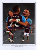 Vladimir Coufal West Ham United F.C. signed 16x12 inch colour print. Good condition. All