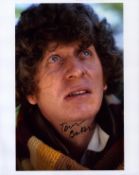 Tom Baker signed 10x8 inch colour photo. Good condition. All autographs are genuine hand signed