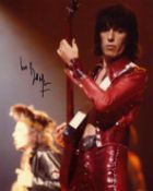 Bill Wyman signed 10x8 colour photo. Good condition. All autographs are genuine hand signed and come