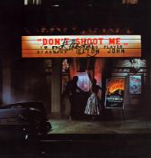 Elton John signed 'Don't Shoot Me I'm Only the Piano Player' LP Cover. Record not included. Good