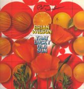 Brian Wilson signed That Lucky Old Sun LP. Record Included. Good condition. All autographs are