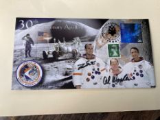 Apollo 15 moonwalker Dave Scott and CMP Alfred Worden signed Space cover NASA Astronauts. 2001